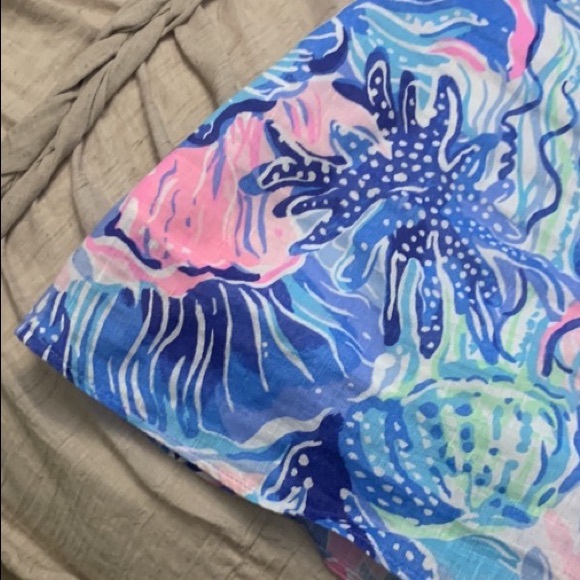 Lilly Pulitzer Astara Linen Dress with Pom-Poms - Picture 10 of 15